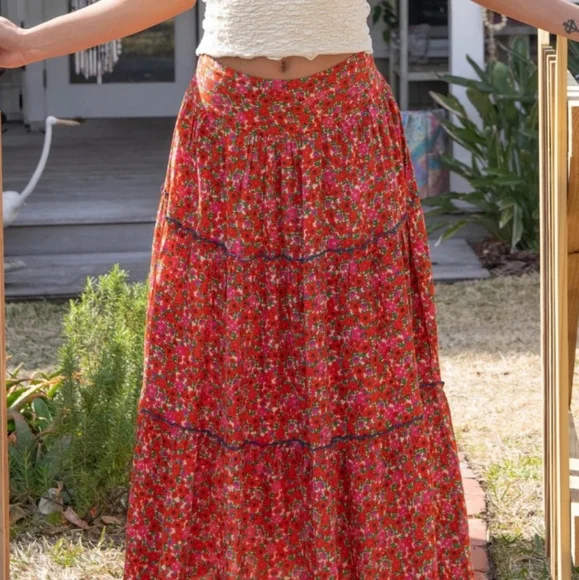 Natural Life Karlie Maxi Skirt L - Picture 2 of 6